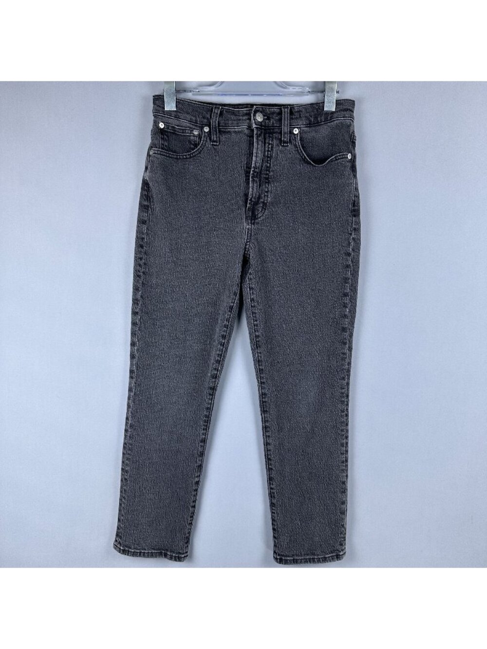 Madewell Womenss The Perfect Vintage Jeans Size 27 Skinny Leg Dark Wash Gray